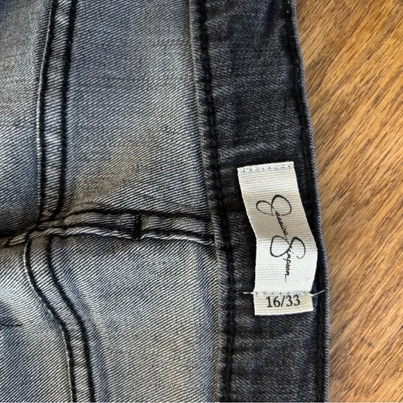 Jessica Simpson Gray Flare & Wide Leg Jeans - Picture 3 of 3